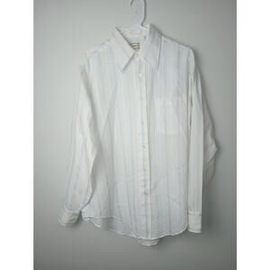 Vintage Wilton 60s 70s Shirt Men's Button up Size Medium Collar Winter Western